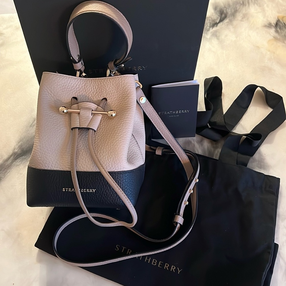 Strathberry Lana Osette leather tote crossbody